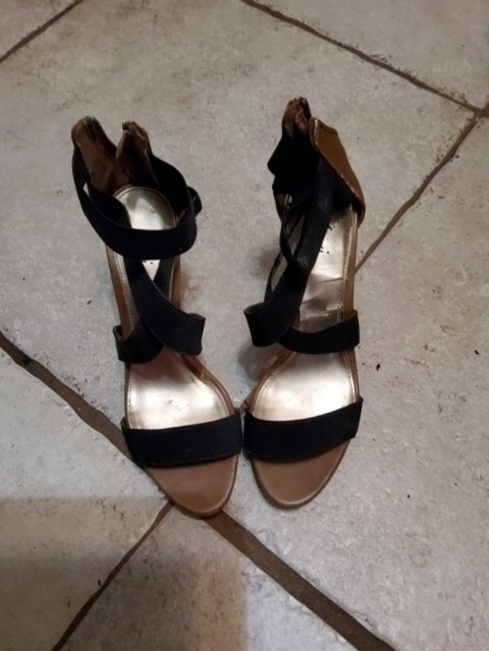 Women’s Black Strappy Sandal